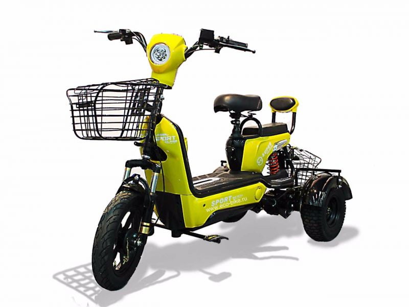 Электроскутер Trike 500W - электротрицикл грузовой Greengo V6 500W Электроскутер Trike 500W - электротрицикл грузовой Greengo V6 500W