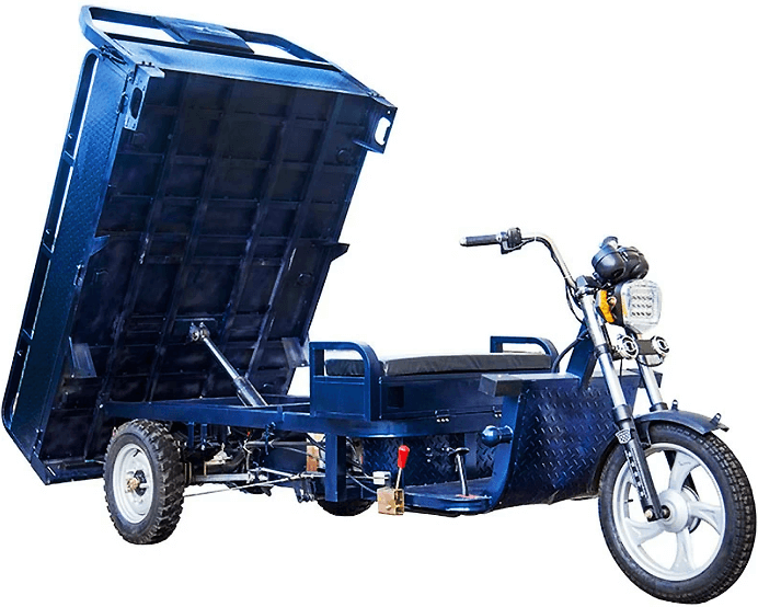 Грузовая электрическая тележка Rutrike D6 самосвал c гидроподъёмником 60V1800W Грузовая электрическая тележка Rutrike D6 самосвал c гидроподъёмником 60V1800W